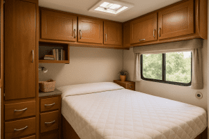 Motohome Storage Ideas for Bedroom