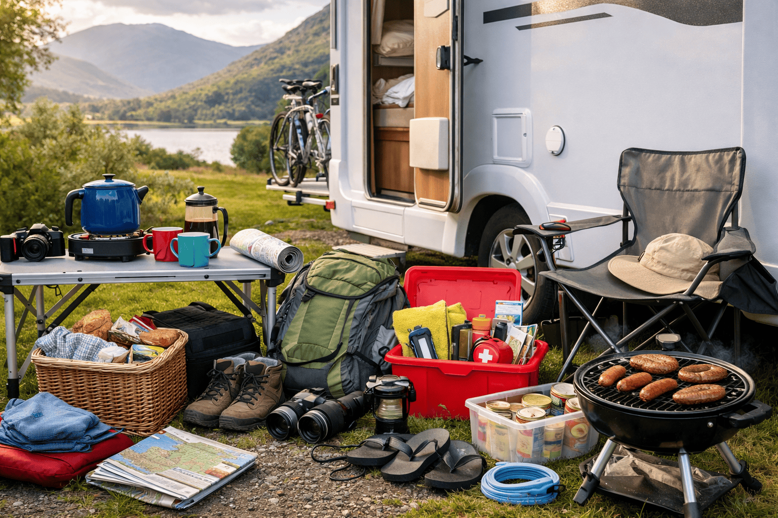 Motorhome Packing Checklist for UK Trips