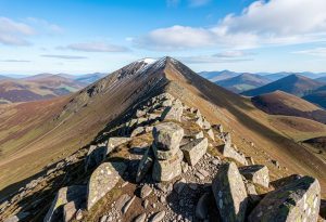 Snowdonia Yr Wyddfa Summit, Wales