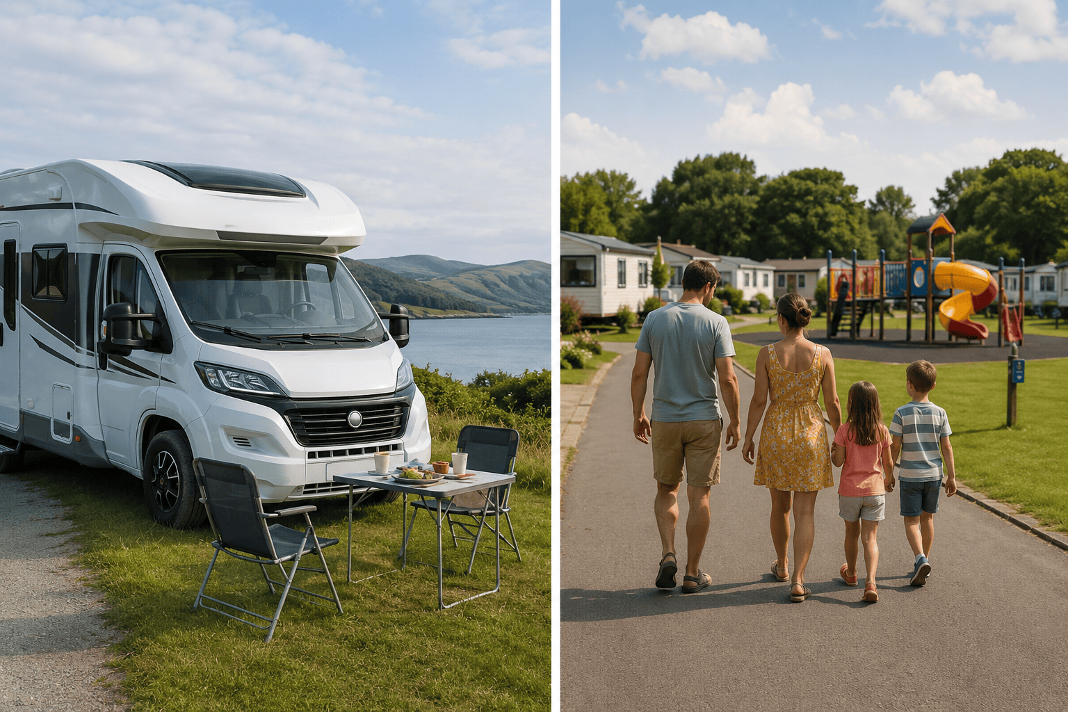 Motorhome Holiday vs Family Holiday Parks UK Motorhome Holiday vs Family Holiday Parks UK